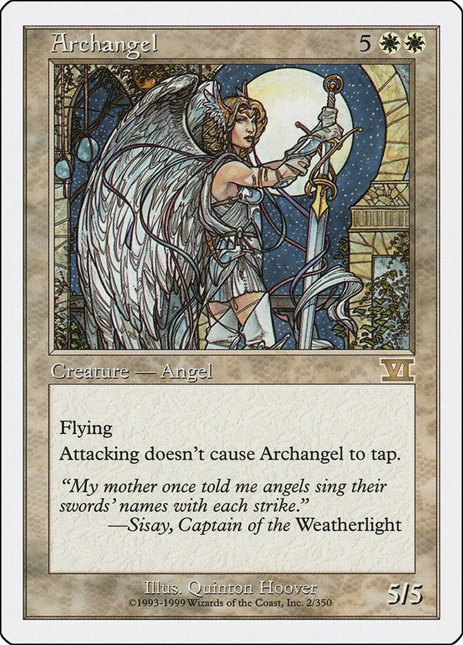 Archangel (2) [6ED] - MTG Single