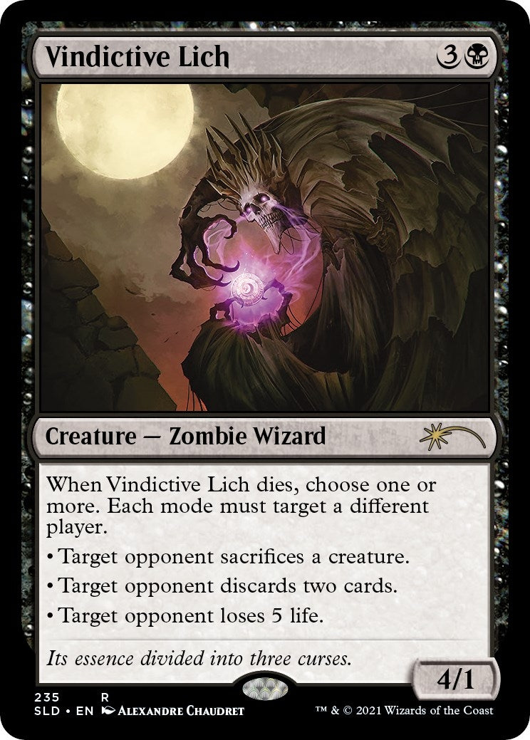 Vindictive Lich (235) [SLD] - MTG Single
