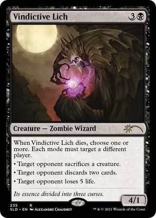 Vindictive Lich (235) [SLD] - MTG Single