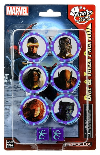 X-Men Rise and Fall Dice and Token Pack [XRAF] - Heroclix Sealed