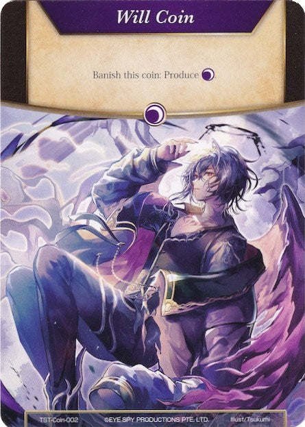 Will Coin - Coin-002 - Dante (0) [TST] - Force of Will Single