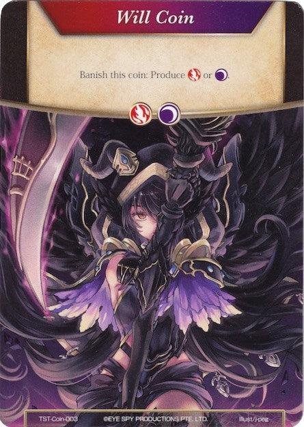 Will Coin - Coin-003 - Astema (0) [TST] - Force of Will Single