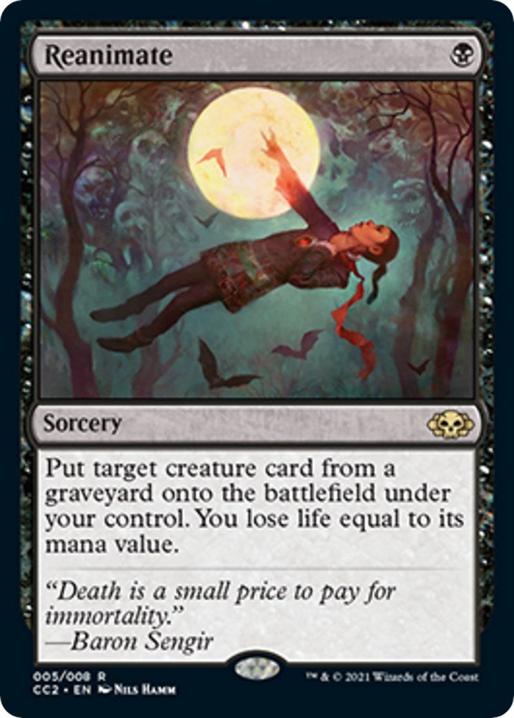 Reanimate (5) [CC2] - MTG Single