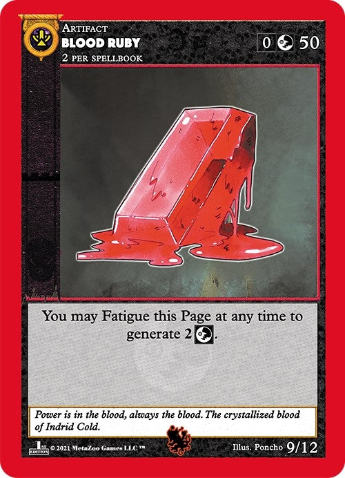 Blood Ruby (9) (CNFE-TD) - MetaZoo Single