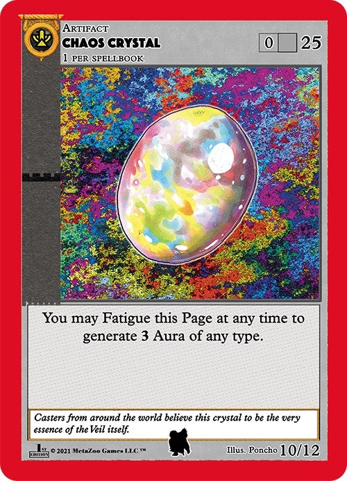 Chaos Crystal (Alpha Iceman) (10) (CNFE-TD) - MetaZoo Single
