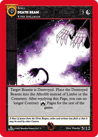 Death Beam (5) (CNFE-TD) - MetaZoo Single