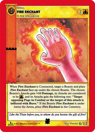 Fire Enchant (6) (CNFE-TD) - MetaZoo Single
