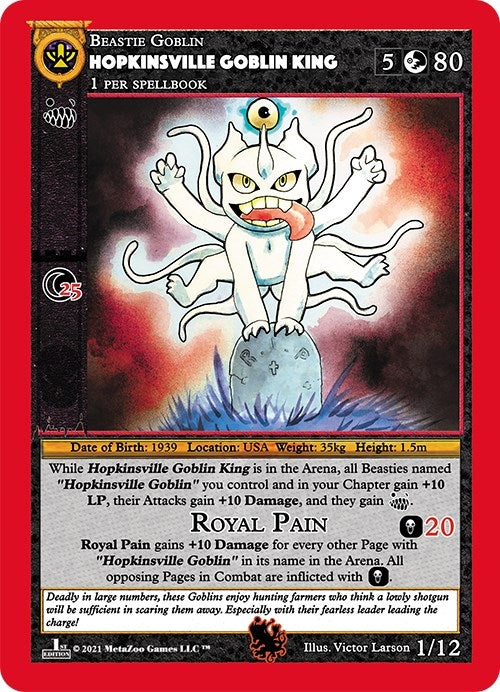 Hopkinsville Goblin King (1) (CNFE-TD) - MetaZoo Single