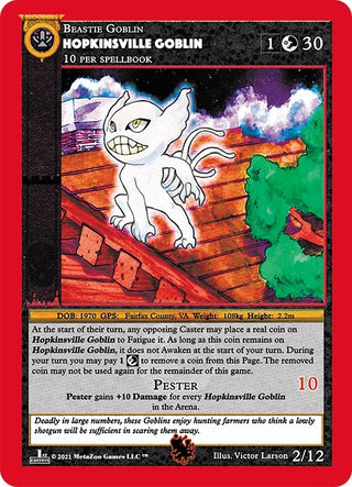 Hopkinsville Goblin (2) (CNFE-TD) - MetaZoo Single