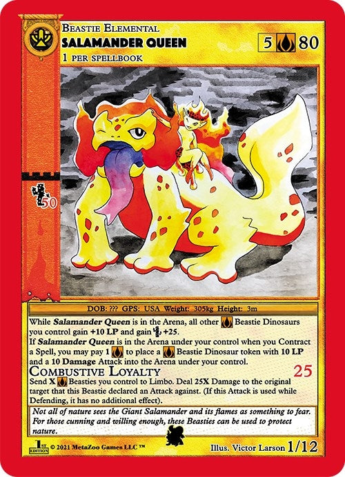 Salamander Queen (1) (CNFE-TD) - MetaZoo Single