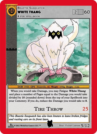 White Thang (5) (CNFE-TD) - MetaZoo Single