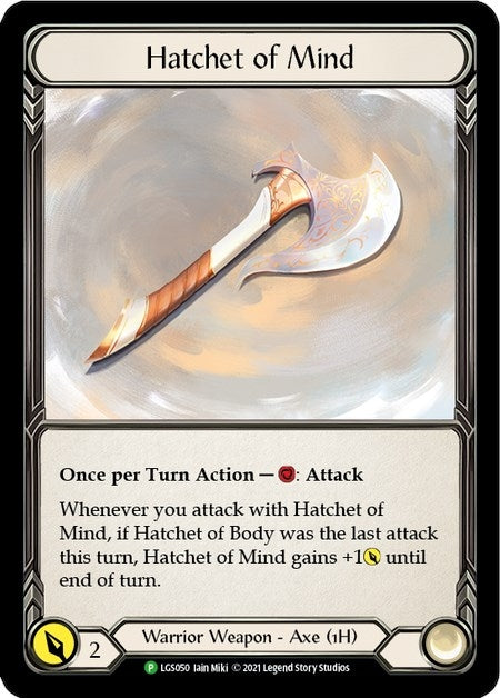 Hatchet of Mind (50) [PR] - Flesh and Blood TCG Single