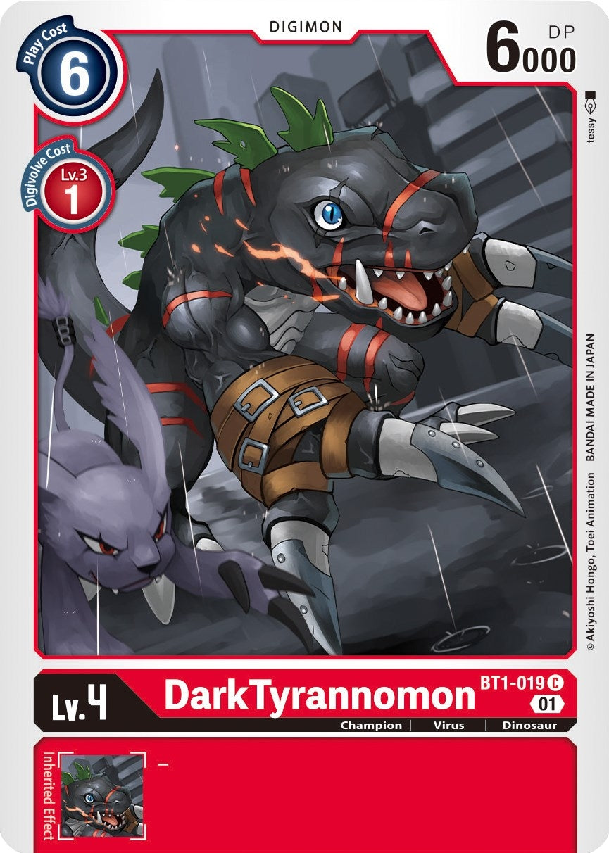 DarkTyrannomon - BT1-019 (Alternate Art) (1019) [ST-7] - Digimon Card Game Single