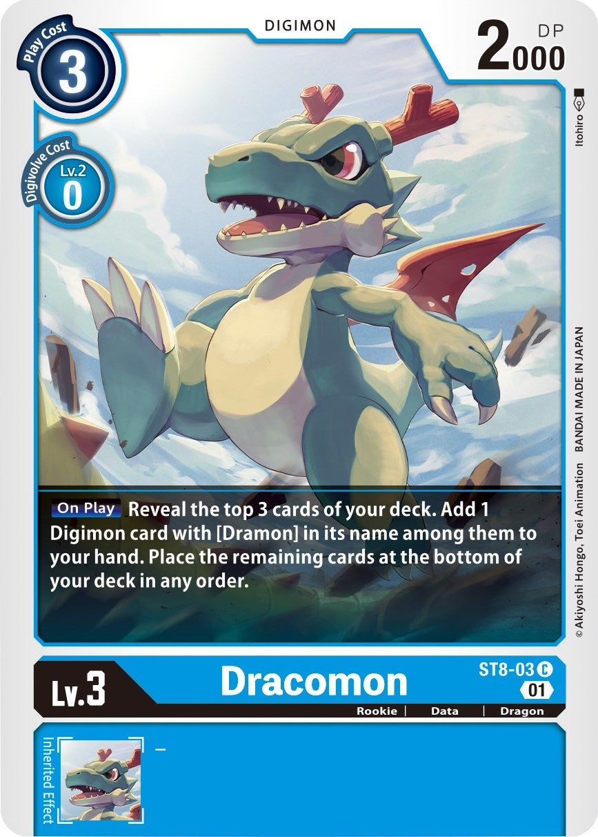 Dracomon (803) [ST-8] - Digimon Card Game Single