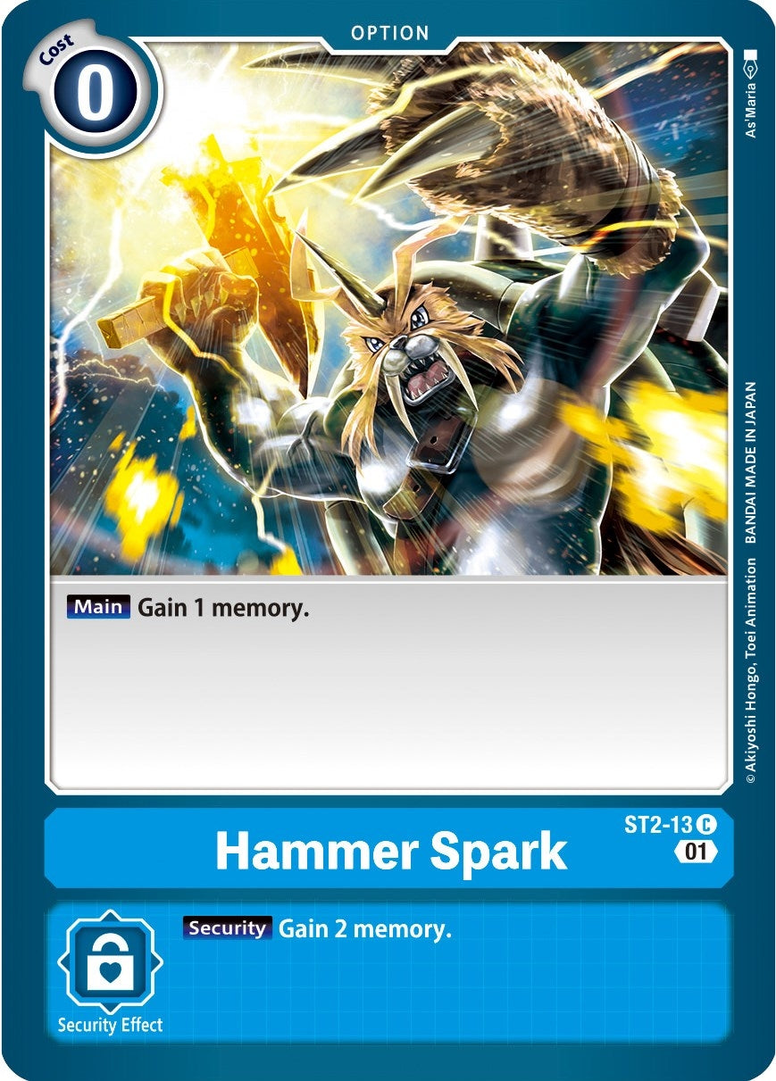 Hammer Spark - ST2-13 (Alternate Art) (213) [ST-8] - Digimon Card Game Single