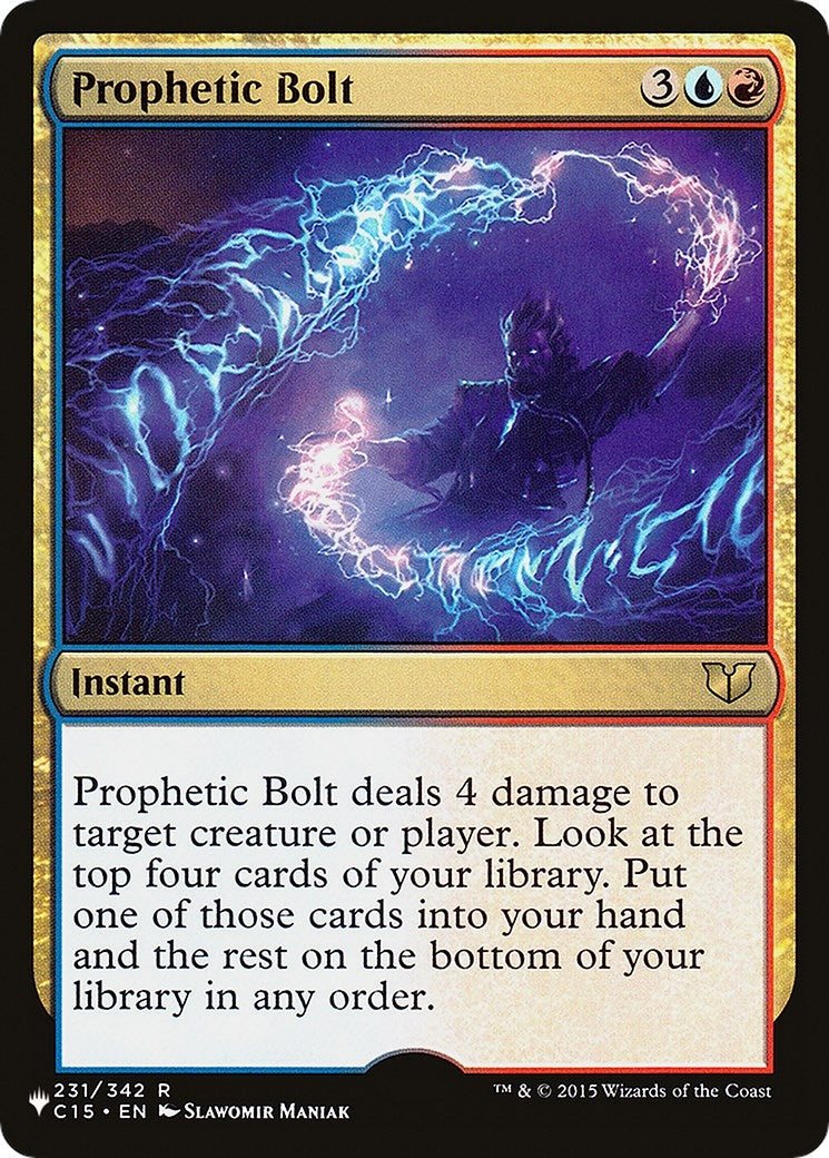 Prophetic Bolt (231) [LIST] - MTG Single