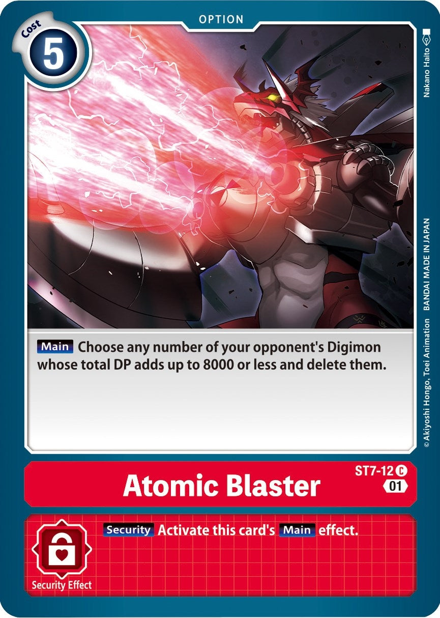 Atomic Blaster (712) [ST-7] - Digimon Card Game Single