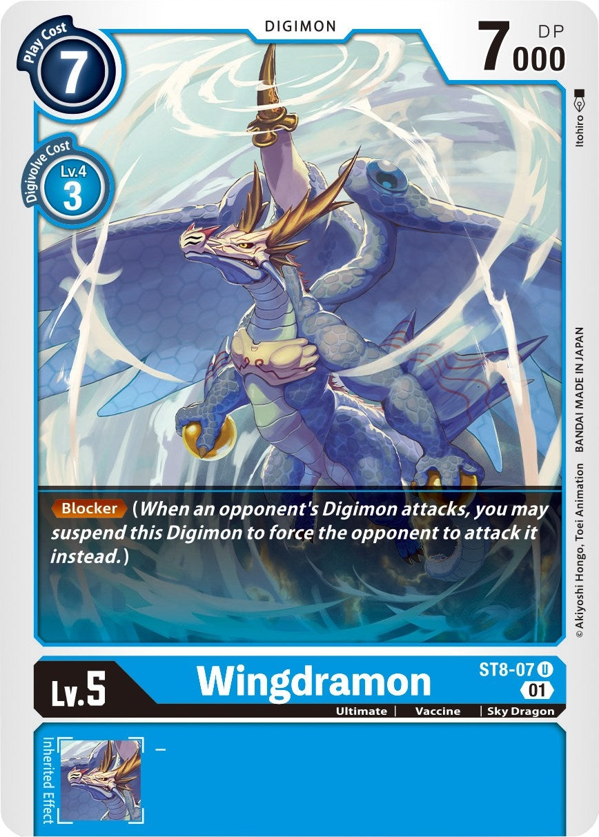 Wingdramon (807) [ST-8] - Digimon Card Game Single