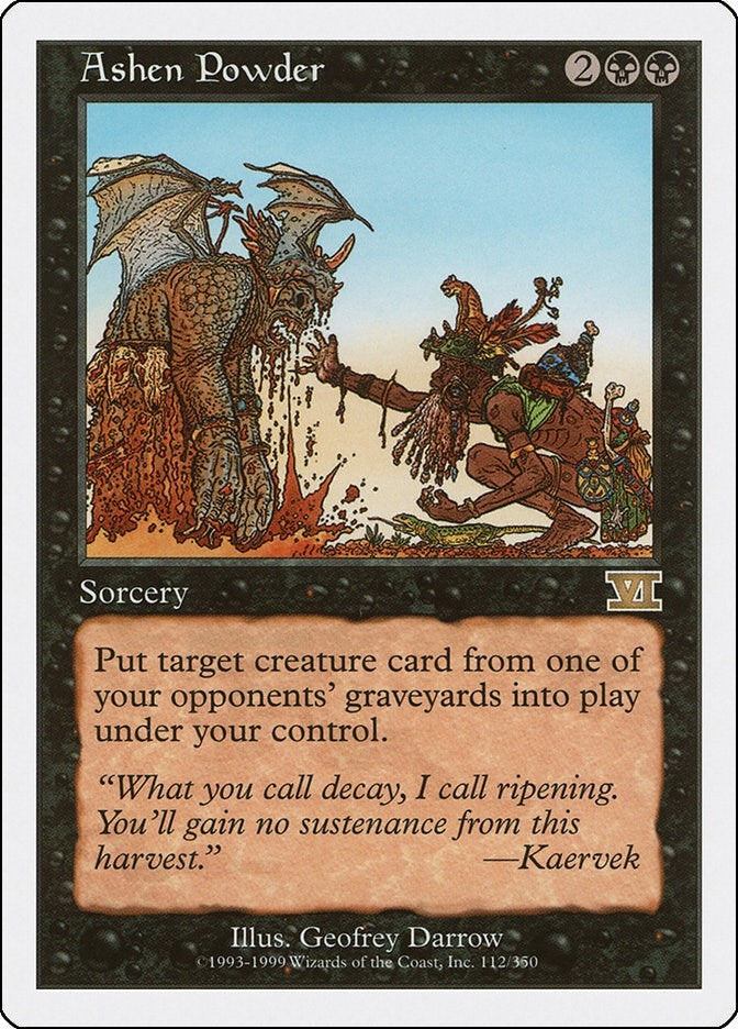 Ashen Powder (112) [6ED] - MTG Single