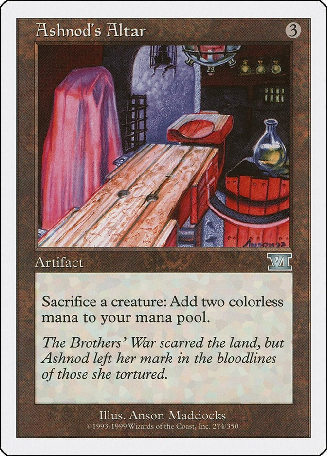 Ashnod’s Altar (274) [6ED] - MTG Single