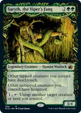Saryth the Viper’s Fang (Showcase) (304) [MID] - MTG Single