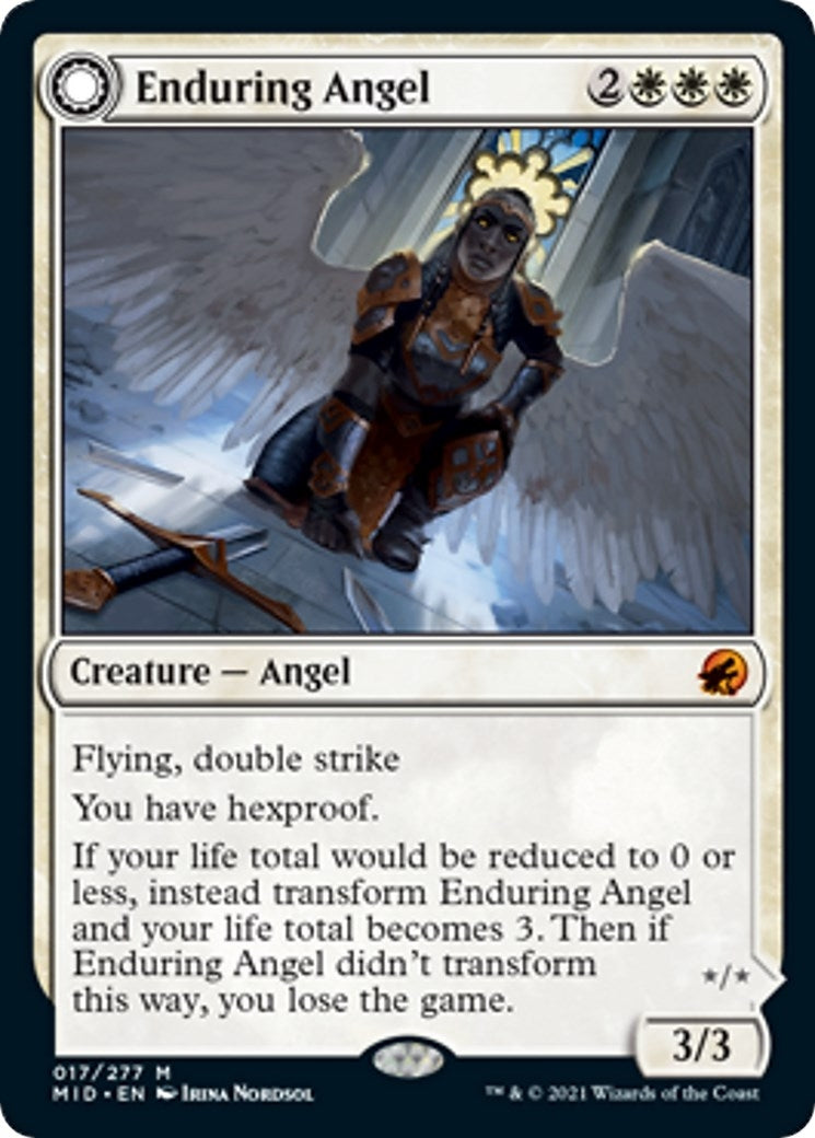 Enduring Angel (17) [MID] - MTG Single