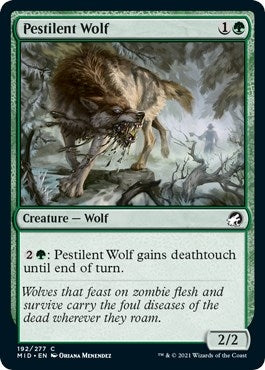 Pestilent Wolf (192) [MID] - MTG Single