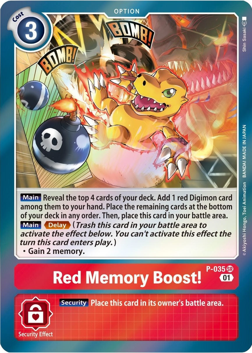 Red Memory Boost! (35) [D-PR] - Digimon Card Game Single