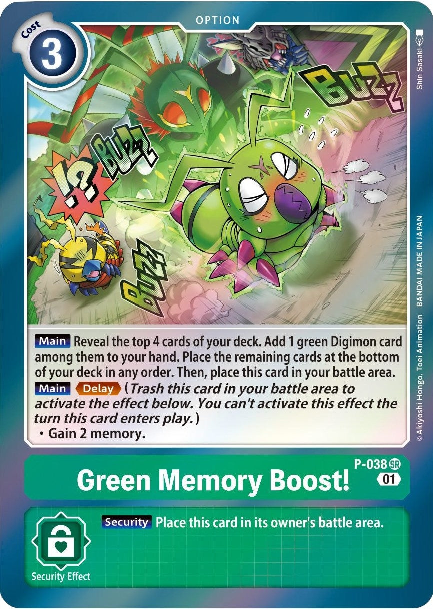 Green Memory Boost! (38) [D-PR] - Digimon Card Game Single