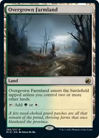 Overgrown Farmland (265) [MID] - MTG Single