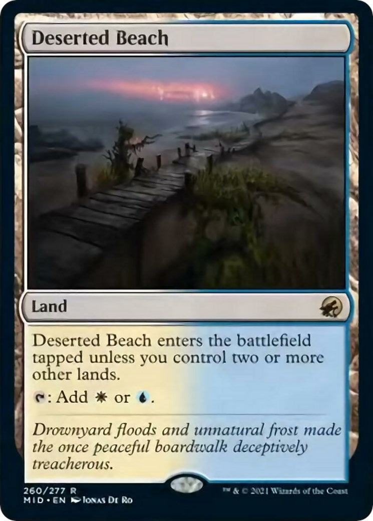 Deserted Beach (260) [MID] - MTG Single
