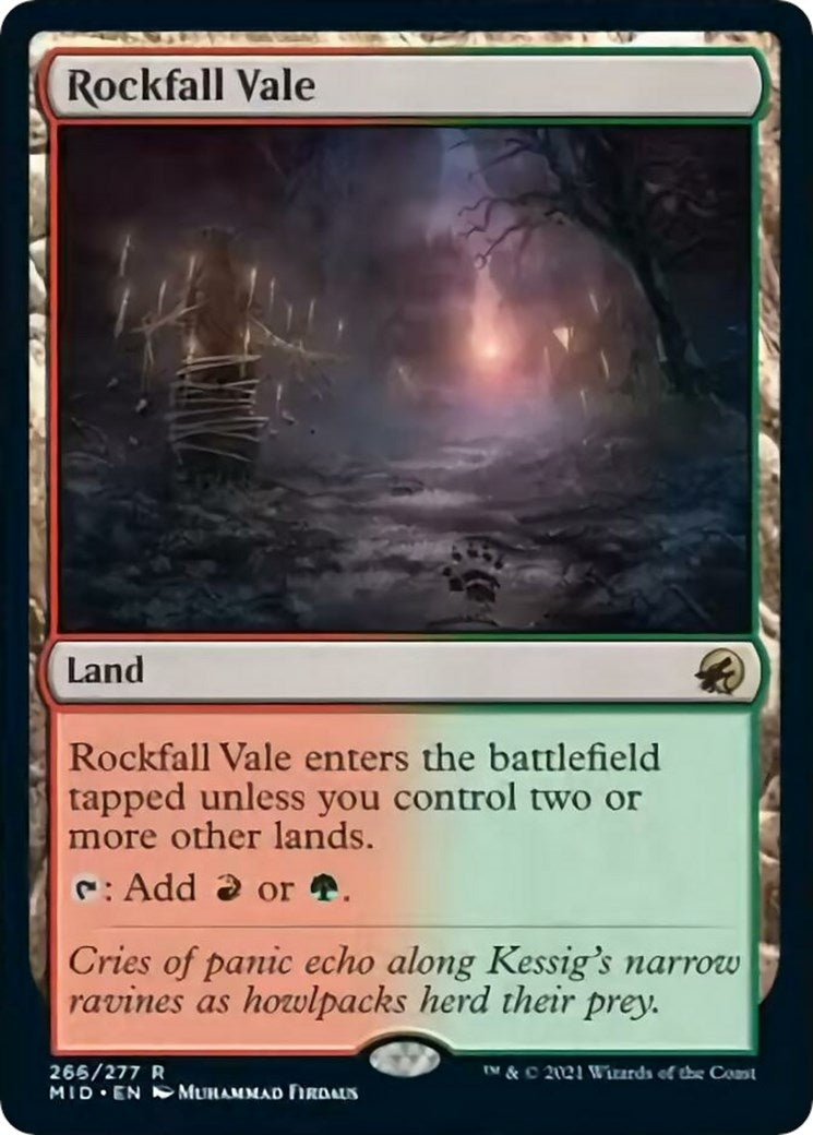 Rockfall Vale (266) [MID] - MTG Single