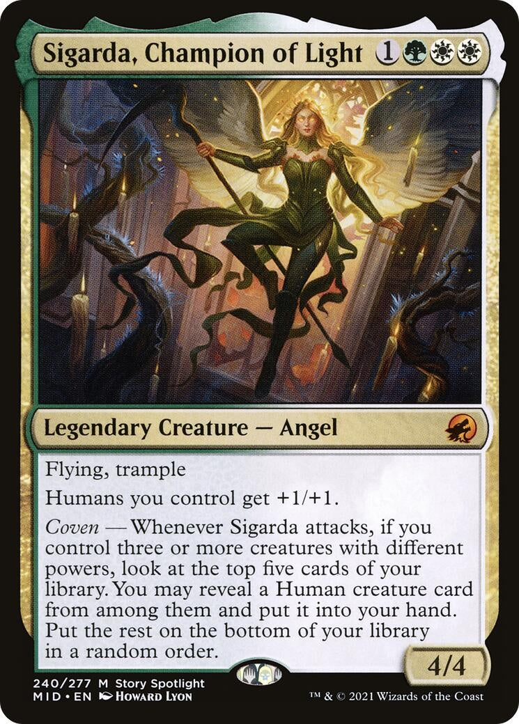 Sigarda Champion of Light (240) [MID] - MTG Single