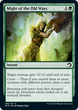 Might of the Old Ways (189) [MID] - MTG Single
