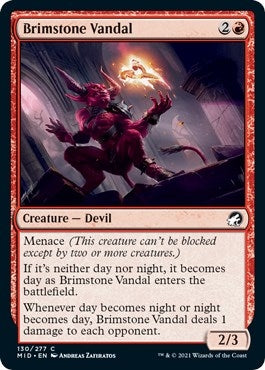 Brimstone Vandal (130) [MID] - MTG Single