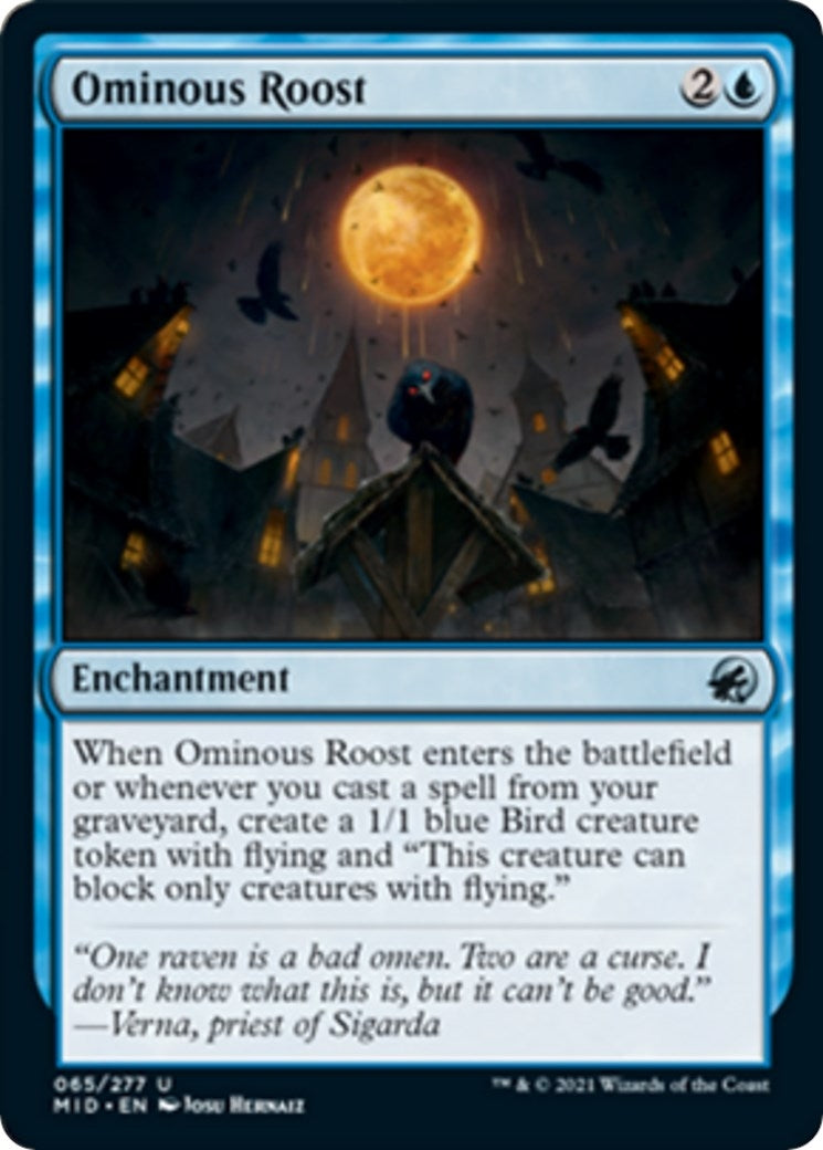 Ominous Roost (65) [MID] - MTG Single