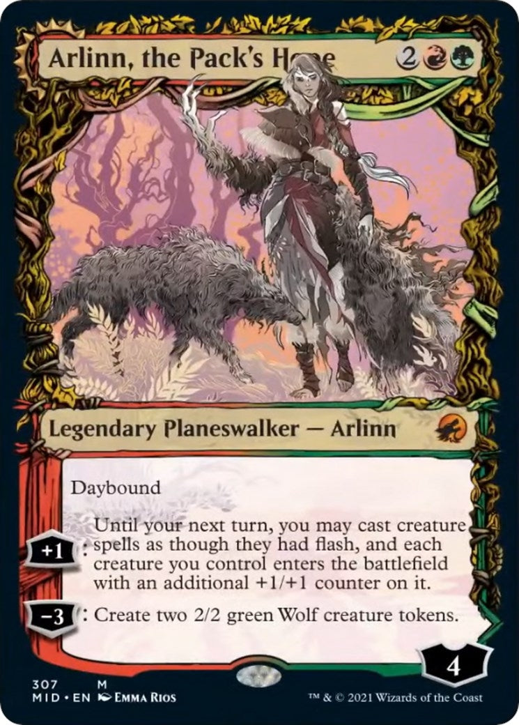 Arlinn the Pack’s Hope (Showcase) (307) [MID] - MTG Single
