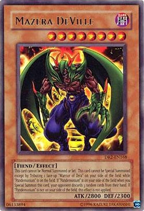 Mazera DeVille (2168) - YuGiOh Single