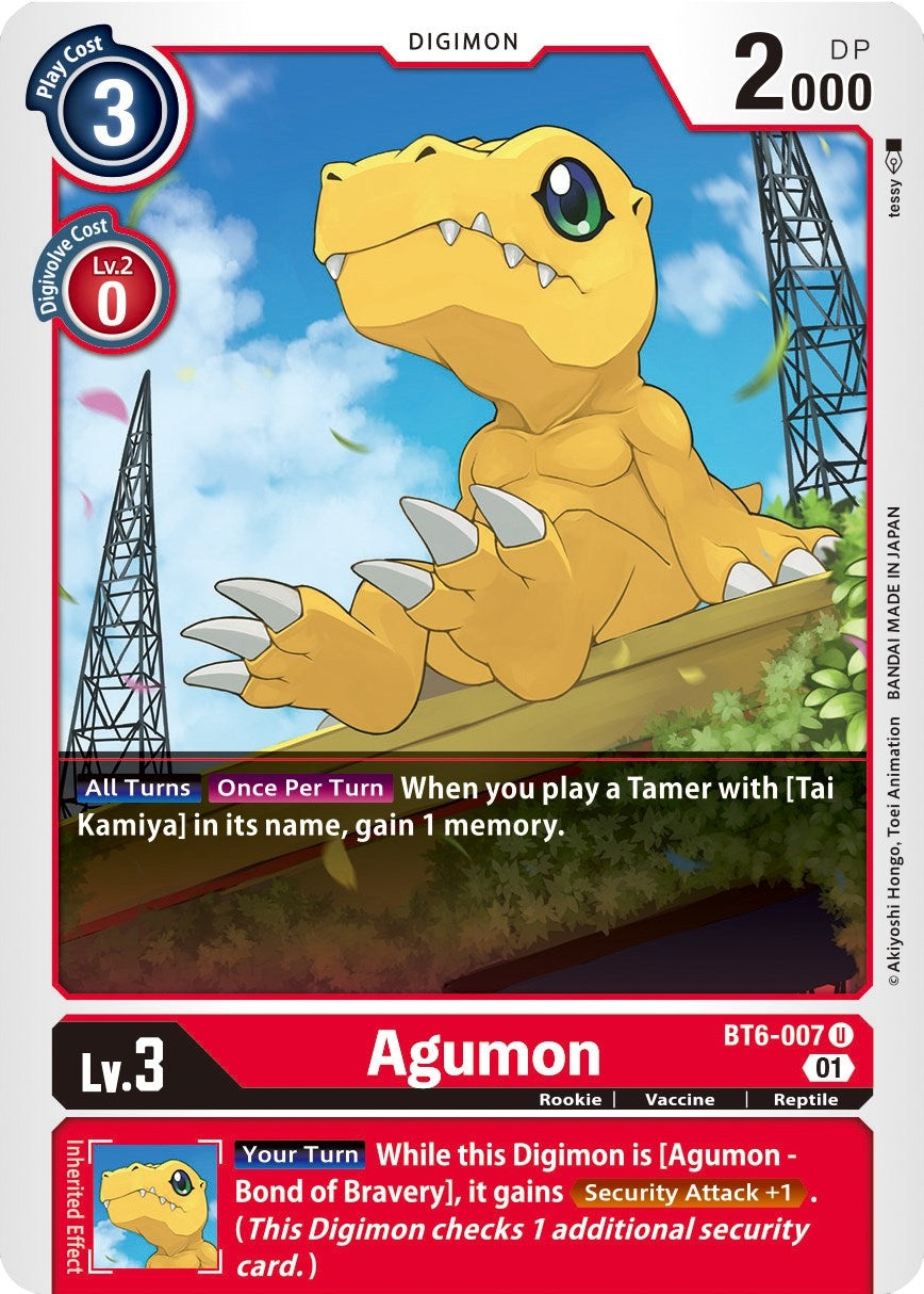 Agumon (6007) [BT06] - Digimon Card Game Single