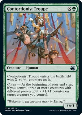 Contortionist Troupe (178) [MID] - MTG Single