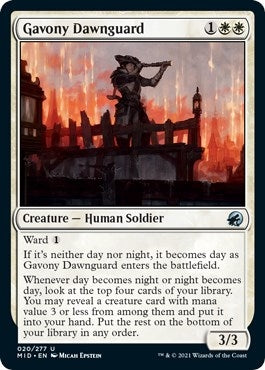 Gavony Dawnguard (20) [MID] - MTG Single