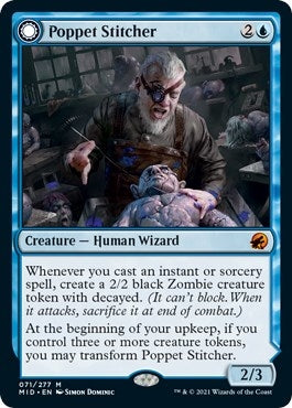 Poppet Stitcher (71) [MID] - MTG Single