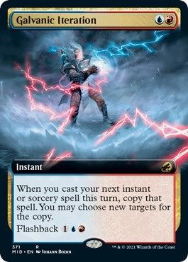 Galvanic Iteration (Extended Art) (371) [MID] - MTG Single