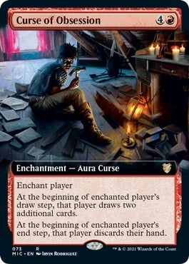 Curse of Obsession (Extended Art) (73) [MIC] - MTG Single