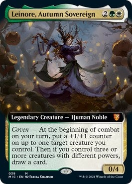 Leinore Autumn Sovereign (Extended Art) (39) [MIC] - MTG Single