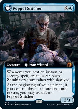 Poppet Stitcher (Extended Art) (339) [MID] - MTG Single