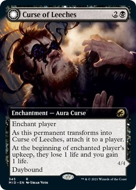 Curse of Leeches (Extended Art) (345) [MID] - MTG Single