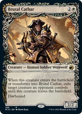 Brutal Cathar (Showcase) (286) [MID] - MTG Single