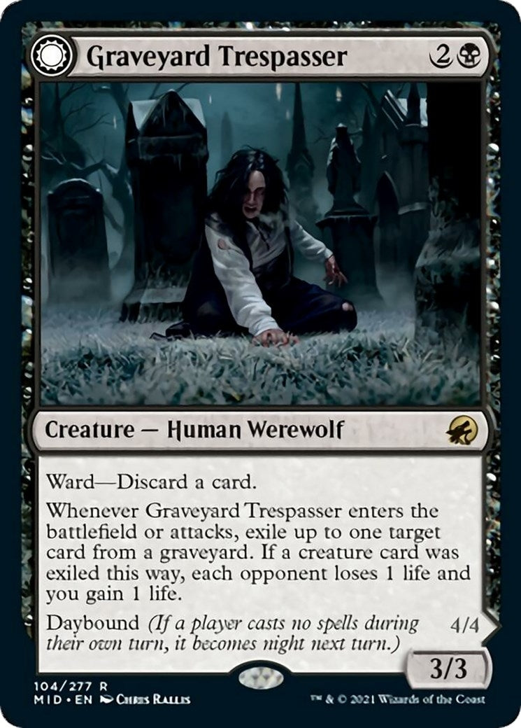 Graveyard Trespasser (104) [MID] - MTG Single