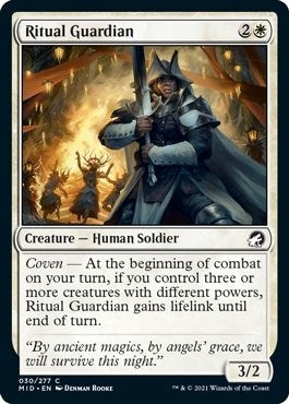Ritual Guardian (30) [MID] - MTG Single